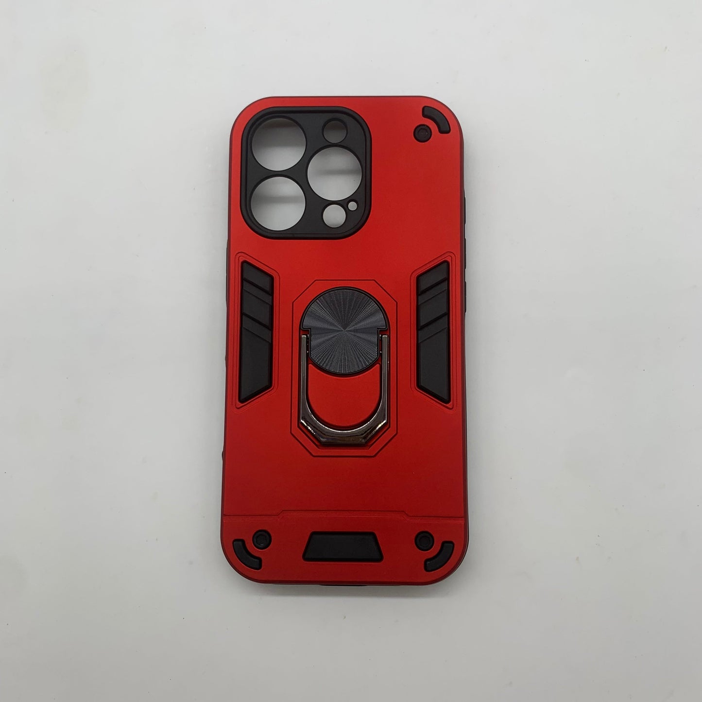 iPhone 16 Pro Hard PC Case with Ring Holder - Shockproof Slim Cover