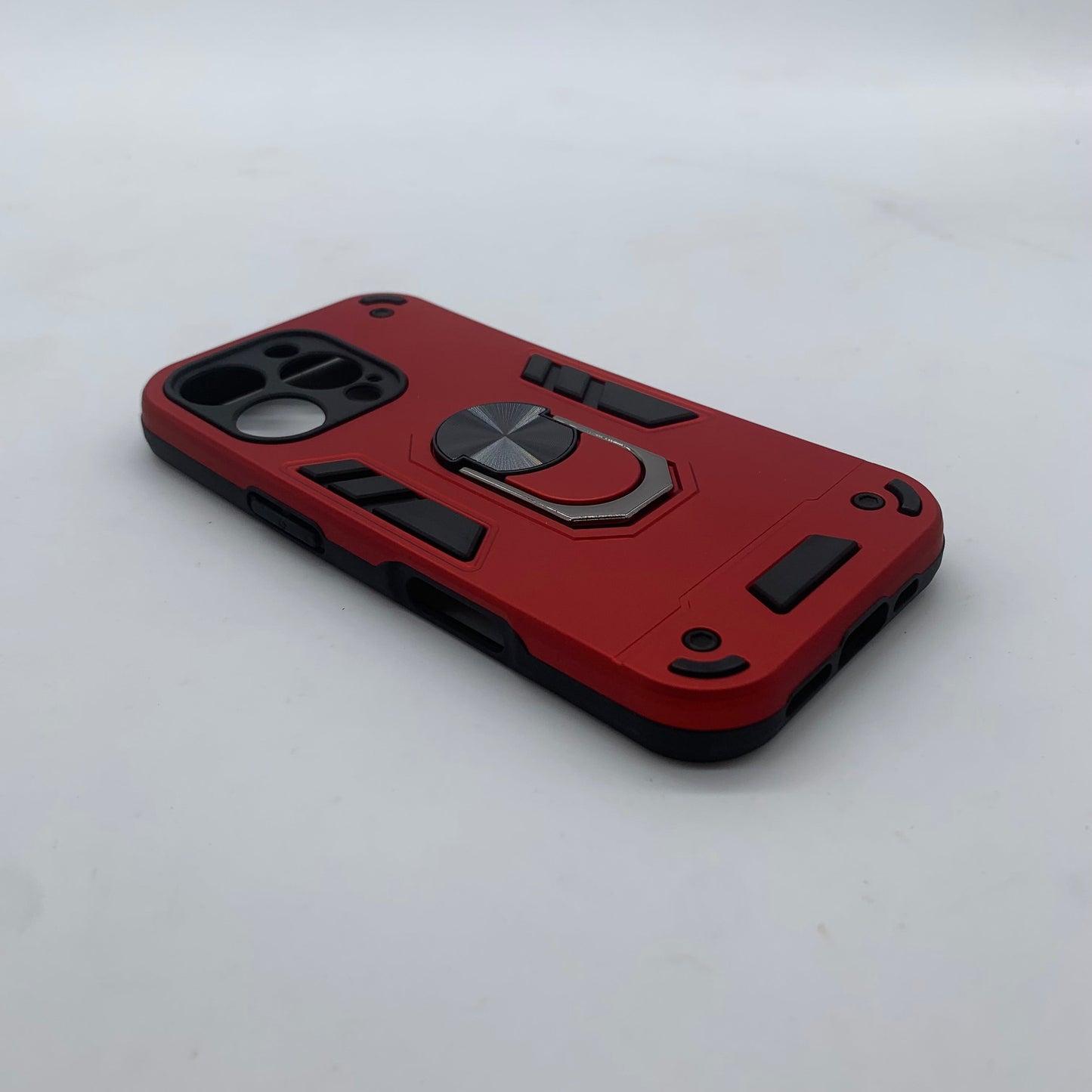 iPhone 16 Pro Hard PC Case with Ring Holder - Shockproof Slim Cover