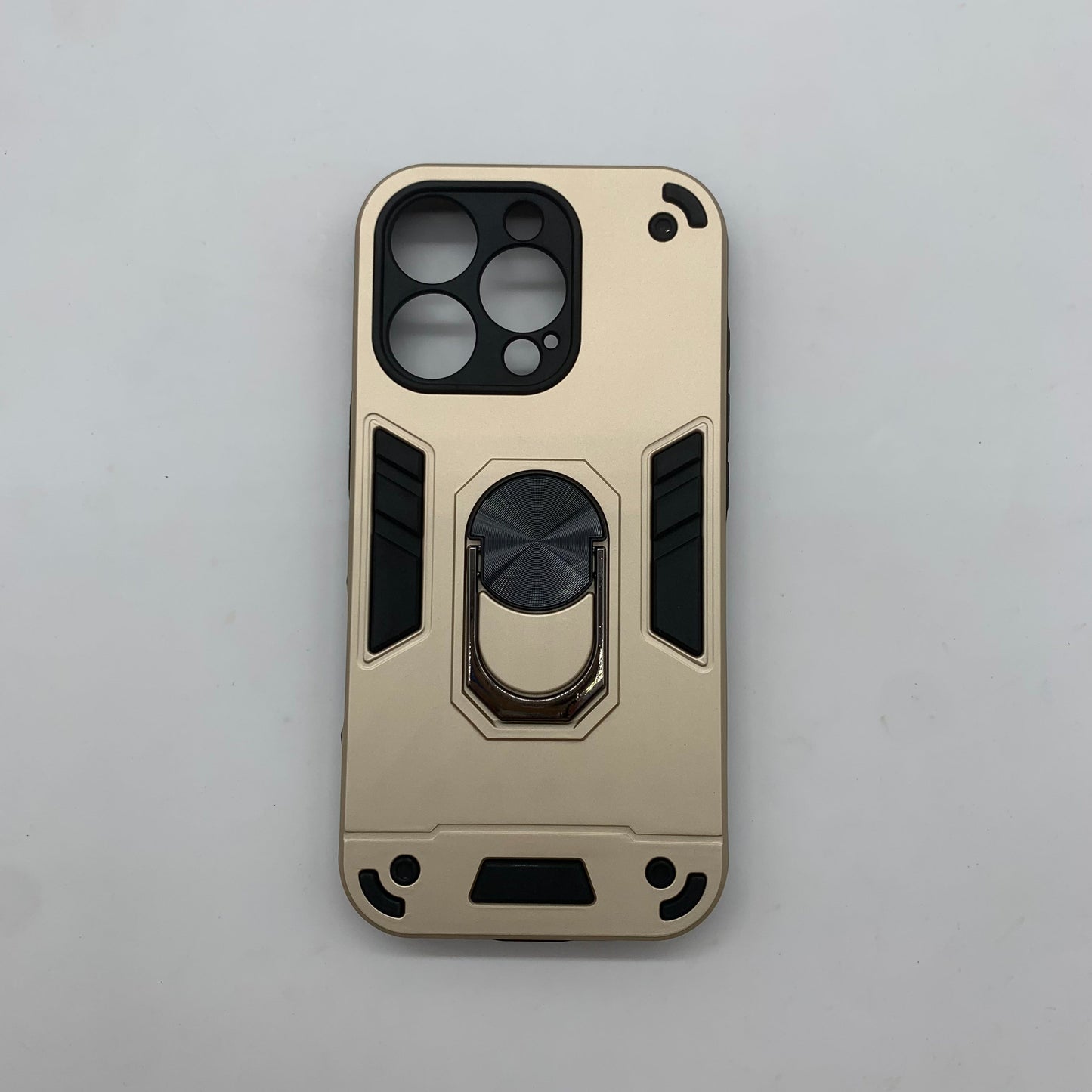 iPhone 16 Pro Hard PC Case with Ring Holder - Shockproof Slim Cover