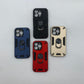 iPhone 16 Pro Hard PC Case with Ring Holder - Shockproof Slim Cover