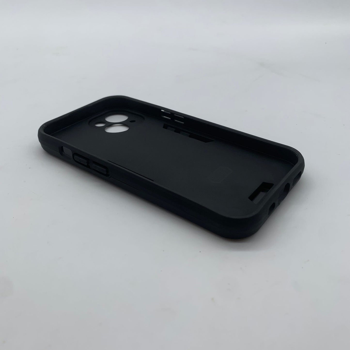 iPhone 15 Hard PC Shockproof Slim Ring Holder Case