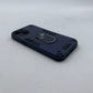 iPhone 15 Hard PC Shockproof Slim Ring Holder Case