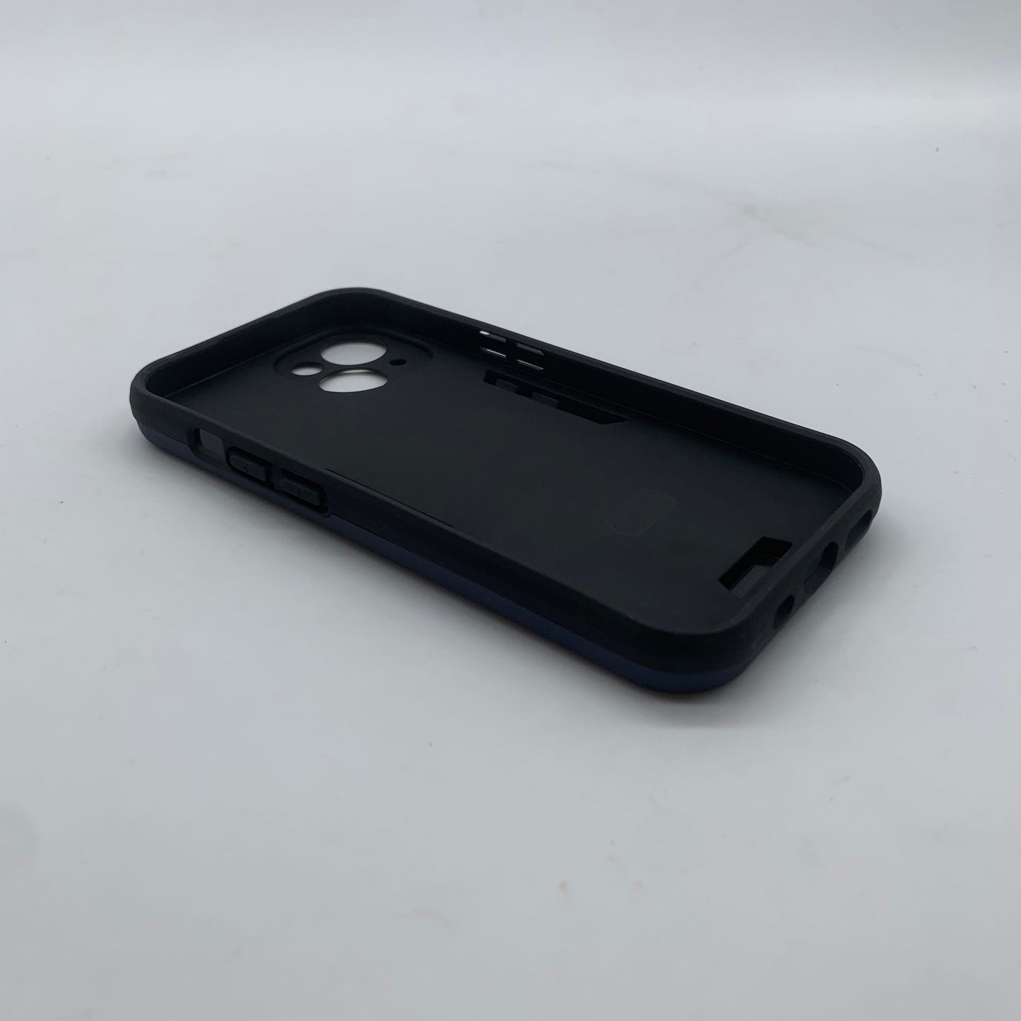 iPhone 15 Hard PC Shockproof Slim Ring Holder Case