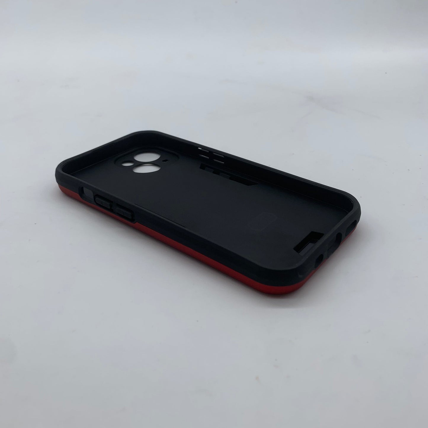 iPhone 15 Hard PC Shockproof Slim Ring Holder Case