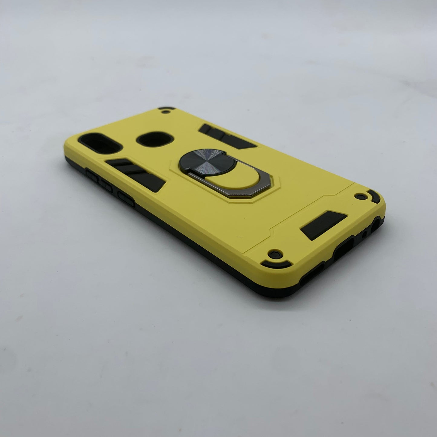 Vivo Y95 Hard PC Case with Ring Holder | Shockproof Slim Back Cover