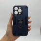 iPhone 15 Pro Hard PC Case with Ring Holder | Shockproof Slim Cover