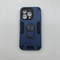 iPhone 15 Pro Hard PC Case with Ring Holder | Shockproof Slim Cover