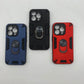 iPhone 15 Pro Hard PC Case with Ring Holder | Shockproof Slim Cover