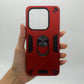 Redmi Note 14 4G Hard PC Case: Shockproof Slim Cover with Ring Holder