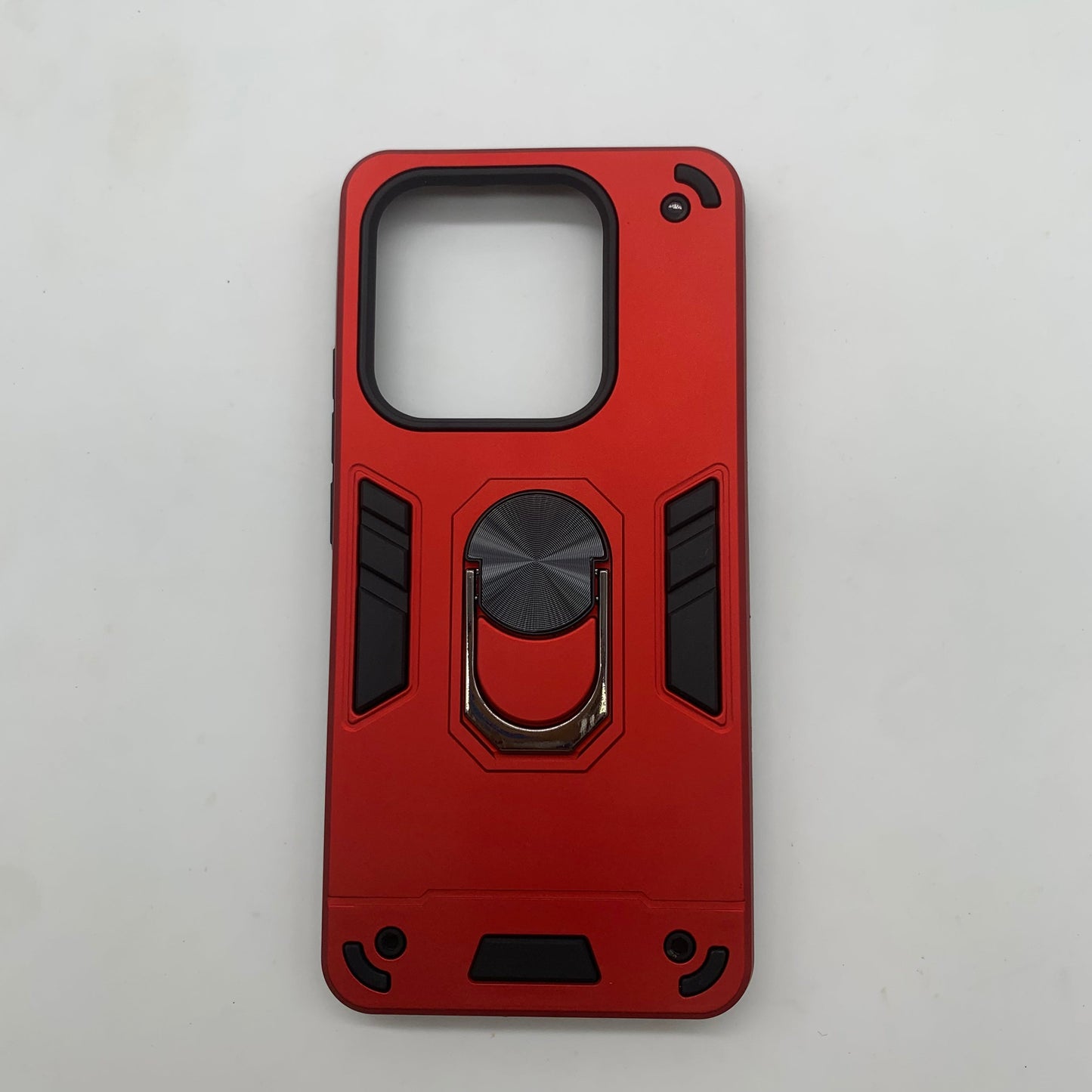 Redmi Note 14 4G Hard PC Case: Shockproof Slim Cover with Ring Holder