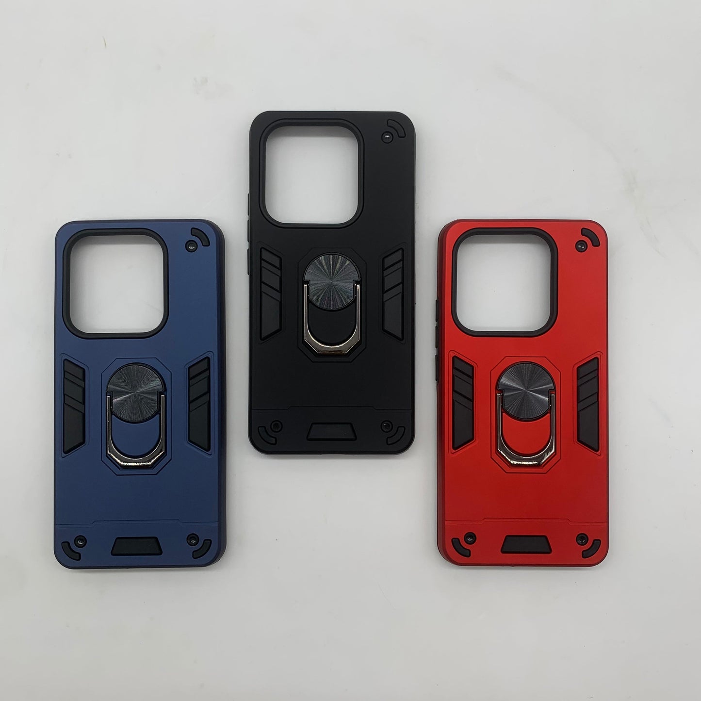 Redmi Note 14 4G Hard PC Case: Shockproof Slim Cover with Ring Holder