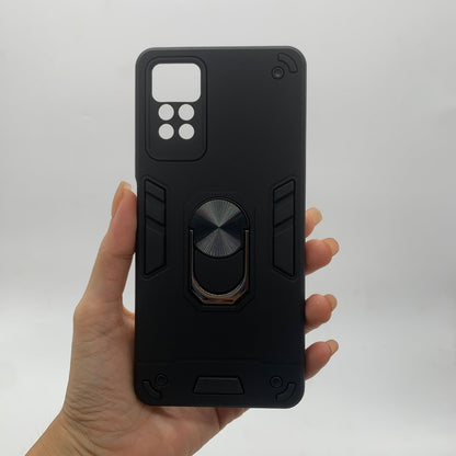 Redmi Note 11 Pro Hard PC Case with Ring Holder - Shockproof Slim Cover