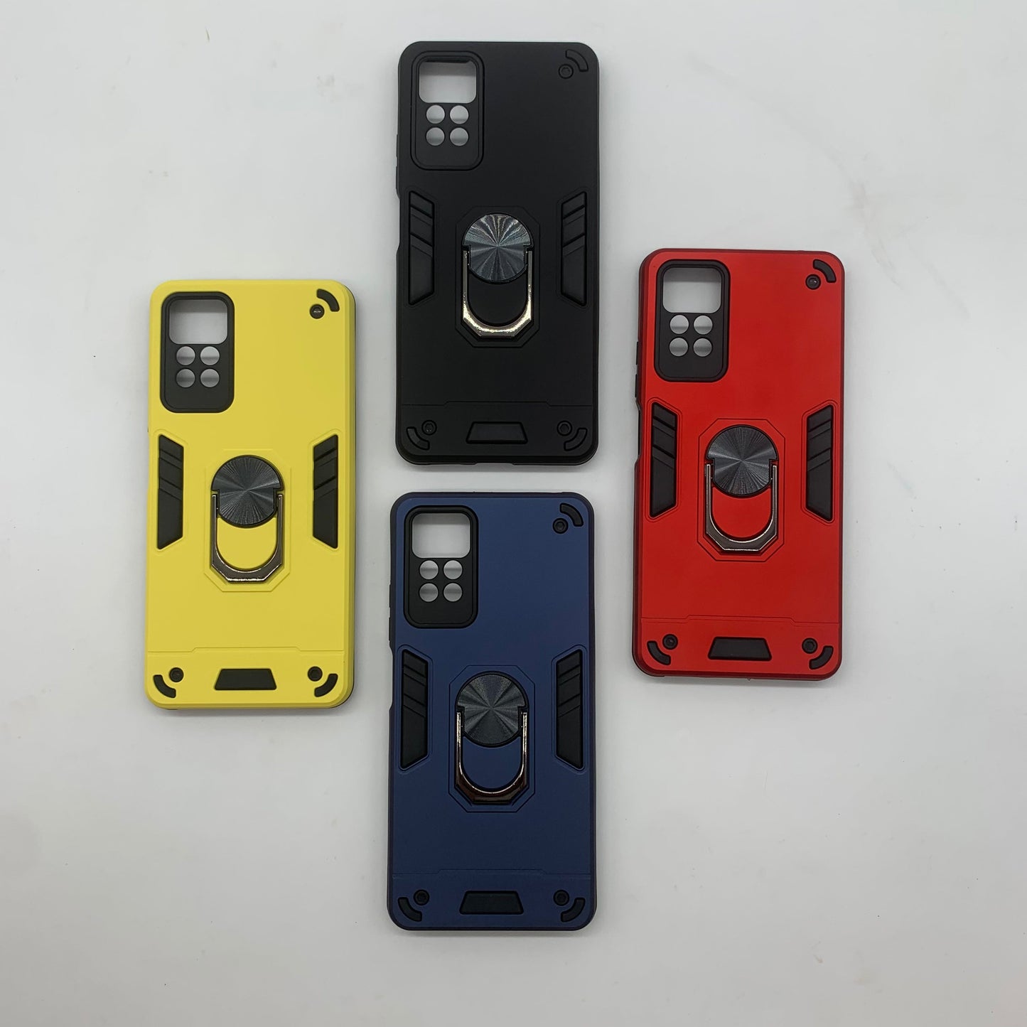 Redmi Note 11 Pro Hard PC Case with Ring Holder - Shockproof Slim Cover