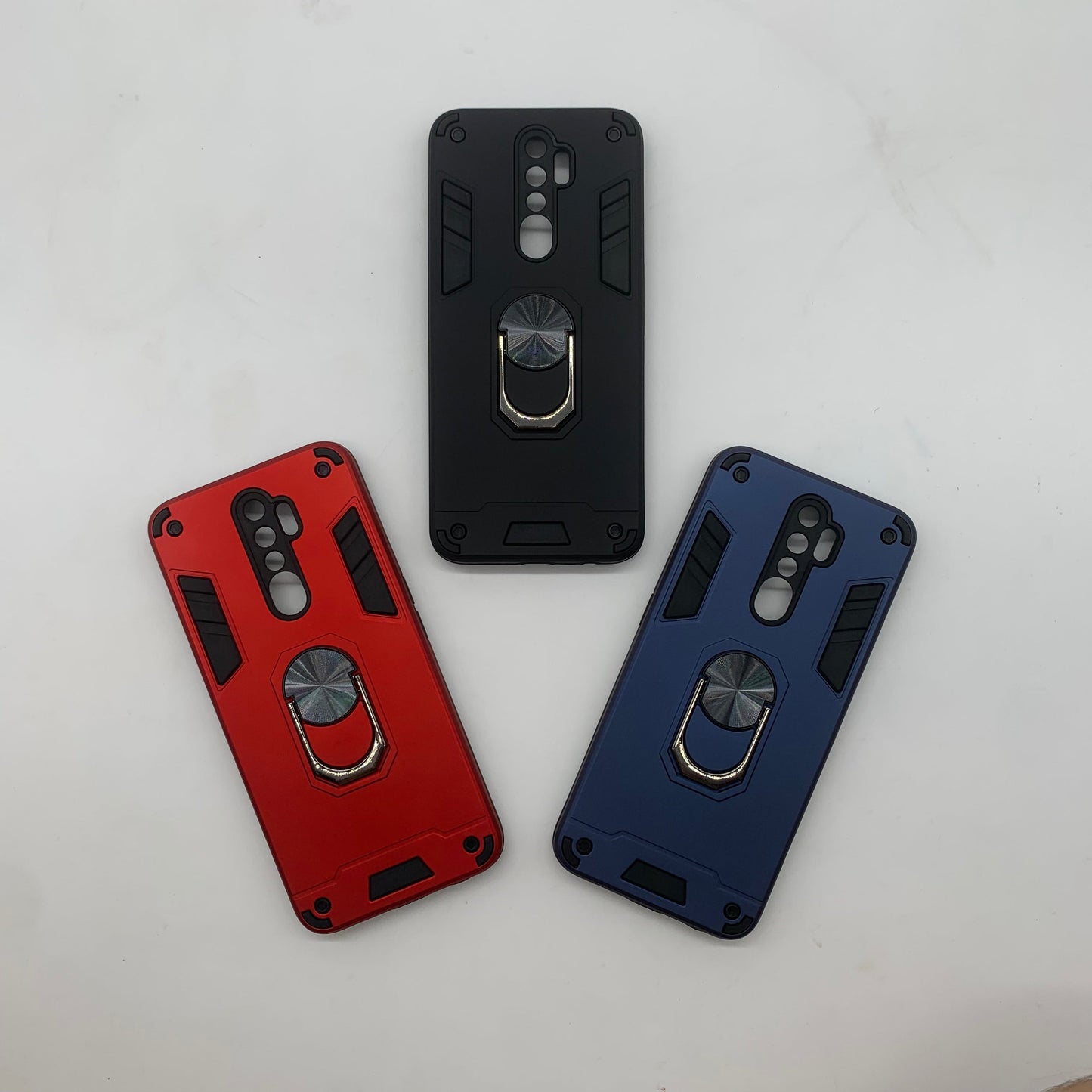 OPPO A5 2020 Hard Shockproof PC Case with Ring Holder