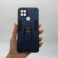 OPPO A15 Hard PC Case with Ring Holder - Shockproof Slim Cover