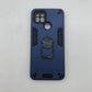 OPPO A15 Hard PC Case with Ring Holder - Shockproof Slim Cover