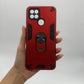 OPPO A15 Hard PC Case with Ring Holder - Shockproof Slim Cover