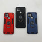 OPPO A15 Hard PC Case with Ring Holder - Shockproof Slim Cover