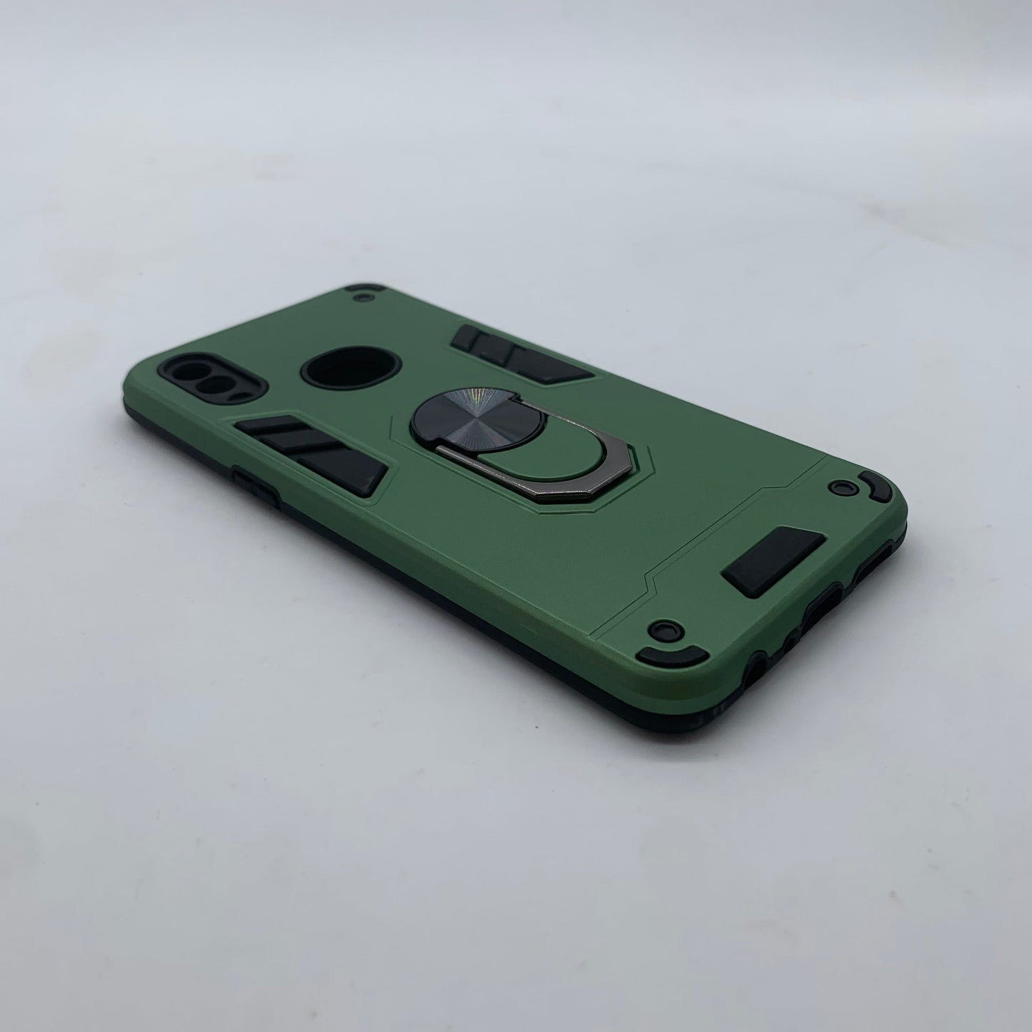 Samsung A10s Hard PC Case with Ring Holder, Shockproof Slim Cover
