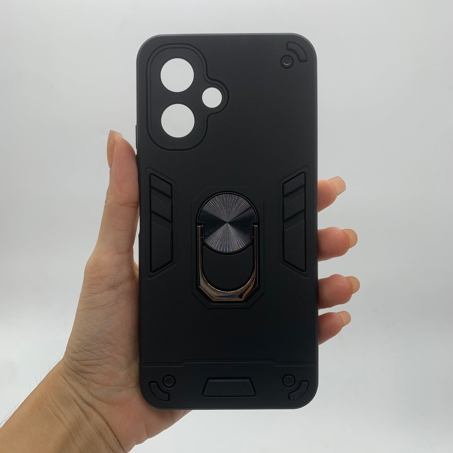 Tecno Spark Go 2 Hard PC Shockproof Case with Ring Holder
