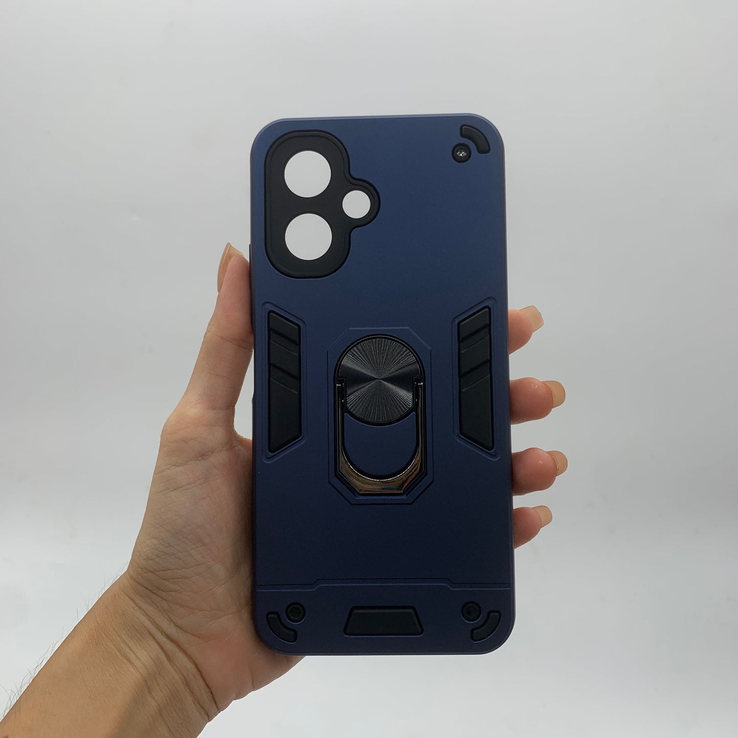 Tecno Spark Go 2 Hard PC Shockproof Case with Ring Holder