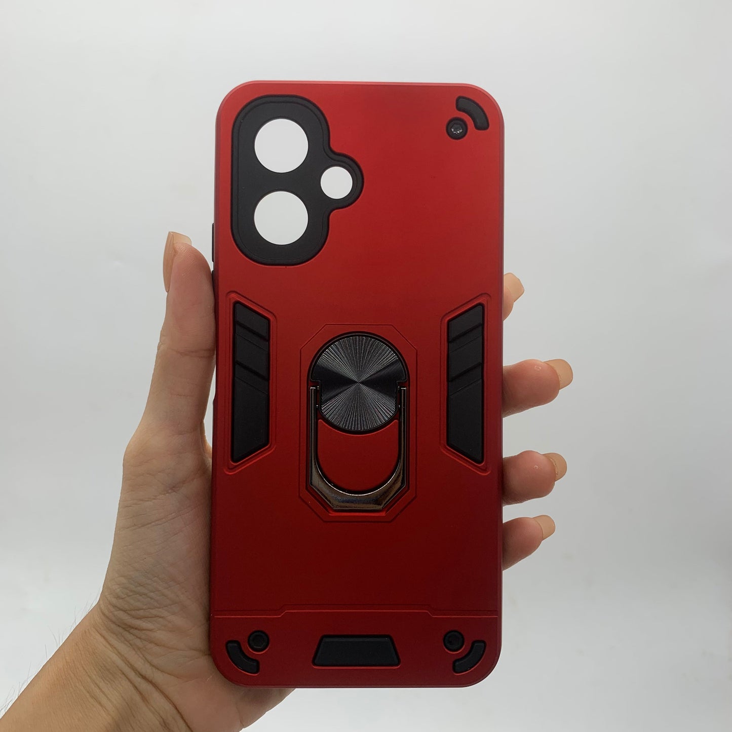 Tecno Spark Go 2 Hard PC Shockproof Case with Ring Holder