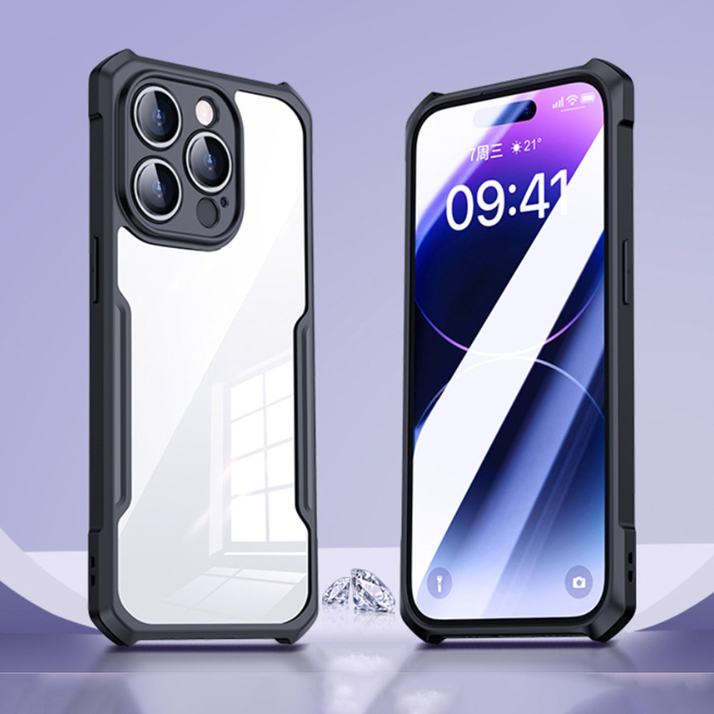 iPaky Soft Silicone TPU Strong bumper case for apple iPhone 15 Pro Max