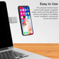 Adjustable Magnetic Folding Laptop Screen Support and Phone/Tablet Side Mount Holder Bracket