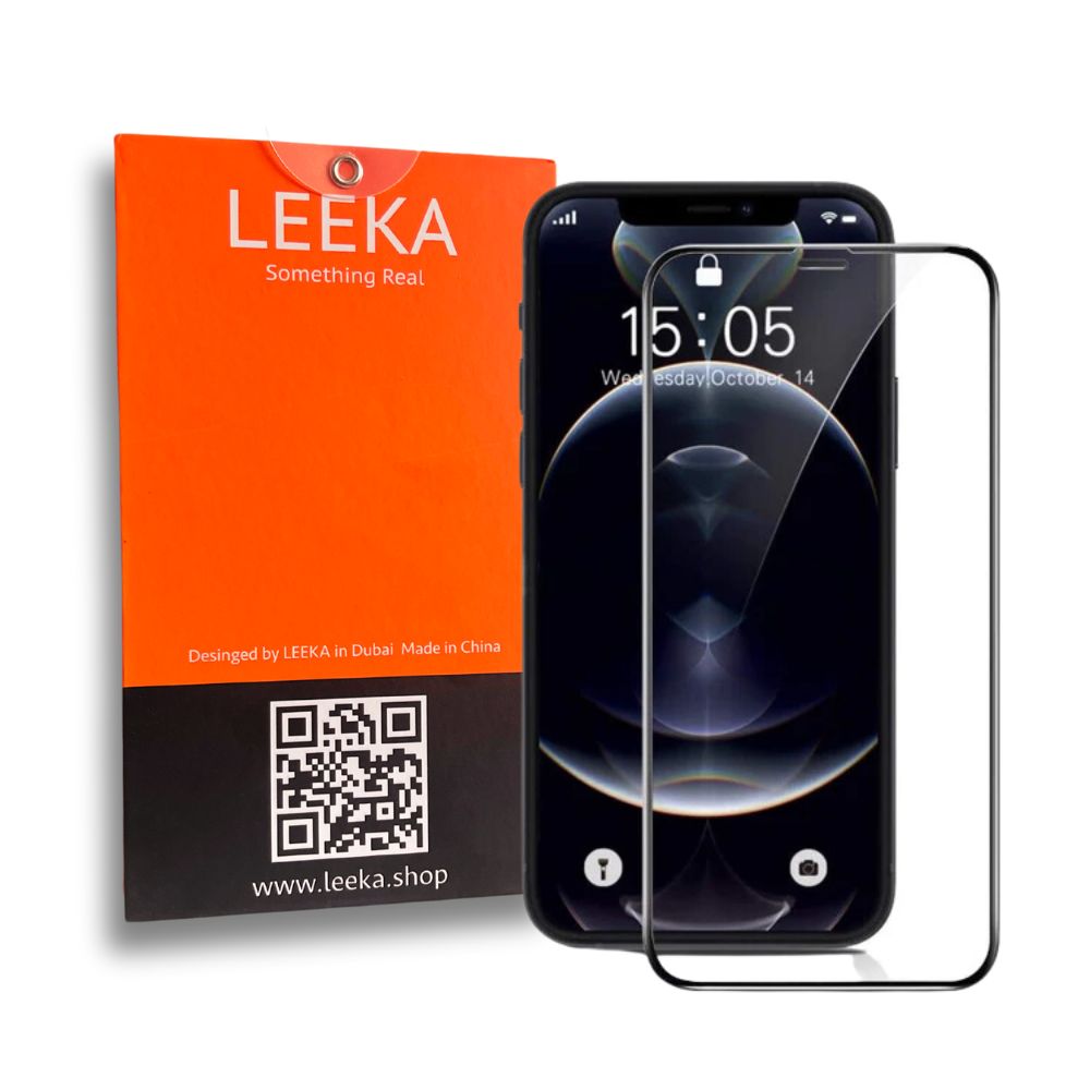 LEEKA Apple iPhone 12 Pro Supreme Quality HD Clear Tempered Glass Screen Protector