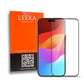 LEEKA Apple iPhone 15 Pro Supreme Quality HD Clear Tempered Glass Screen Protector