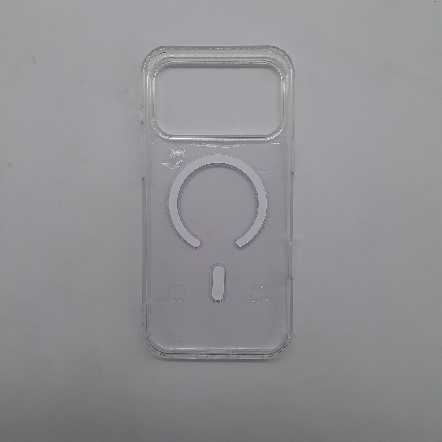 iPhone 17 Pro Max Clear MagSafe Compatible Case Magnetic Wireless Charging Cover