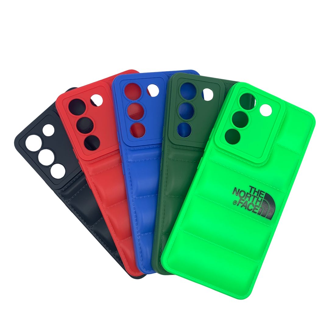 Vivo Y200 Puffer Jacket Case Shock-Absorbing Air Cushion Back Cover