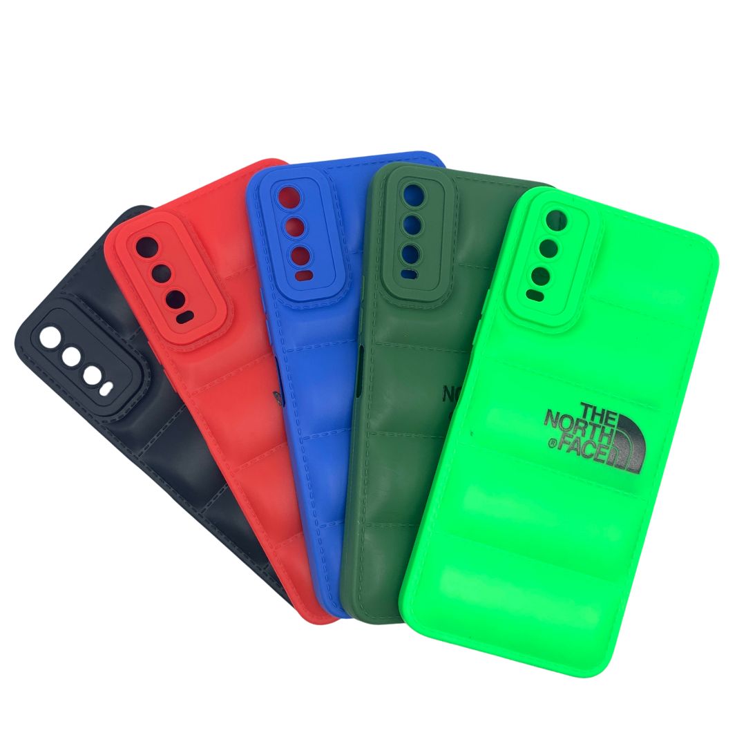 Vivo Y20 Puffer Jacket Case Shock-Absorbing Air Cushion Back Cover