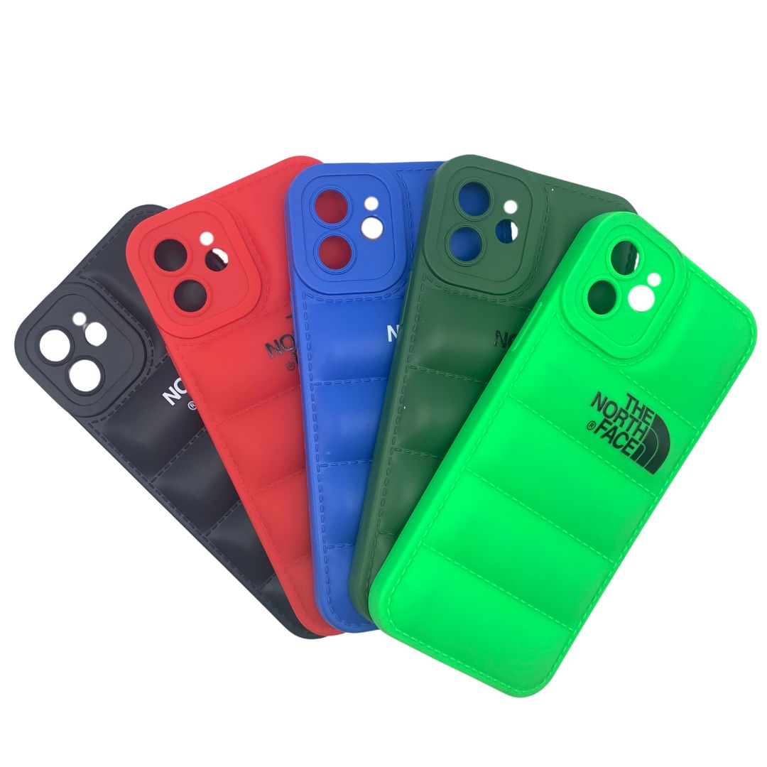 iPhone 12 Puffer Jacket Case Shock-Absorbing Air Cushion Back Cover