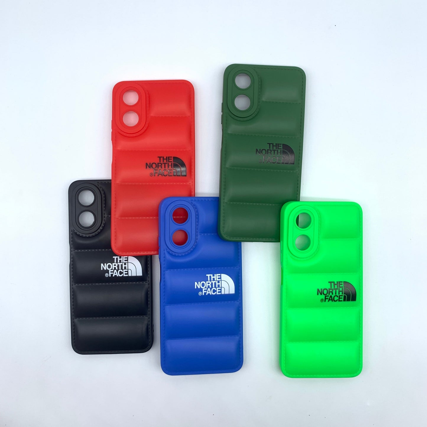 OPPO A17 Puffer Jacket Case Shock-Absorbing Air Cushion Back Cover