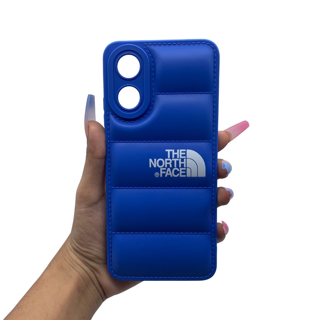 OPPO A17 Puffer Jacket Case Shock-Absorbing Air Cushion Back Cover