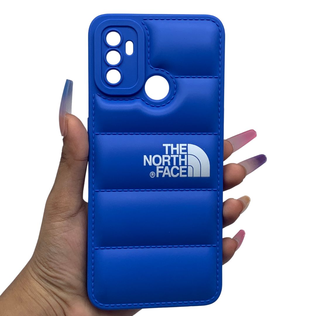 OPPO A53 Puffer Jacket Case Shock-Absorbing Air Cushion Back Cover