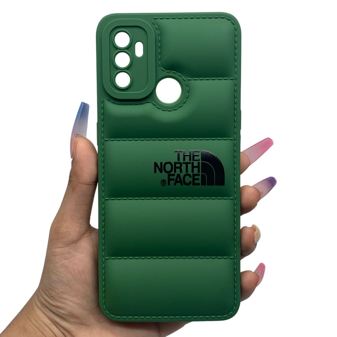 OPPO A53 Puffer Jacket Case Shock-Absorbing Air Cushion Back Cover