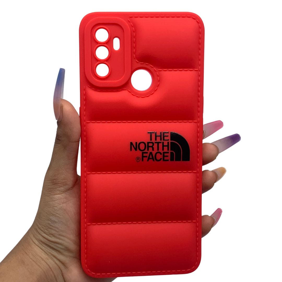 OPPO A53 Puffer Jacket Case Shock-Absorbing Air Cushion Back Cover