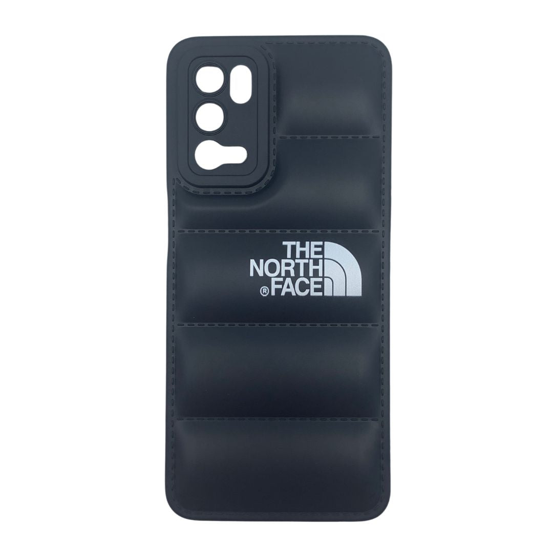 OPPO A55 Puffer Jacket Case Shock-Absorbing Air Cushion Back Cover