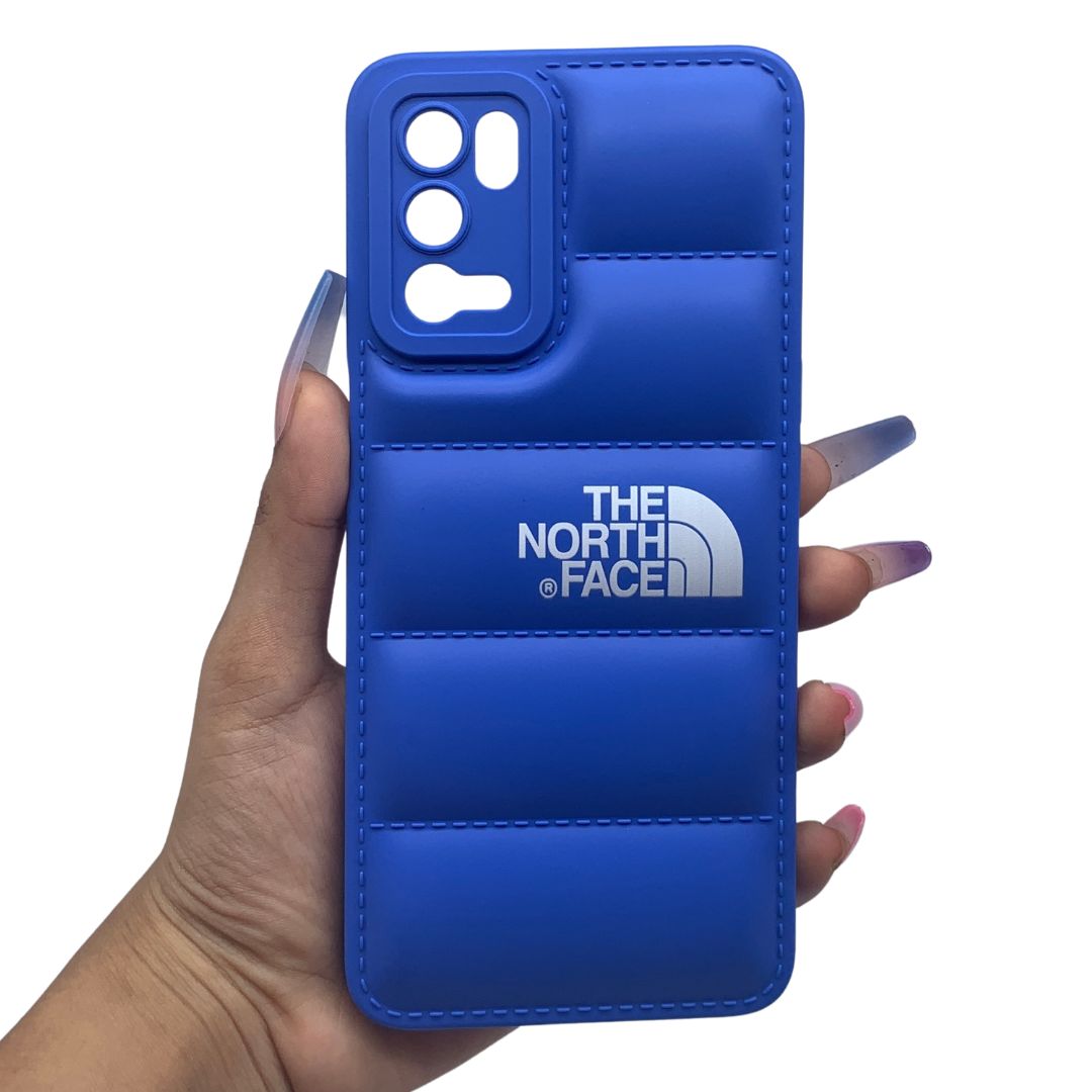 OPPO A55 Puffer Jacket Case Shock-Absorbing Air Cushion Back Cover
