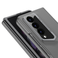LEEKA Samsung Z Fold 3 case with Super Luxury Sport car fiber Pro case design with free inbuilt Screen Protector