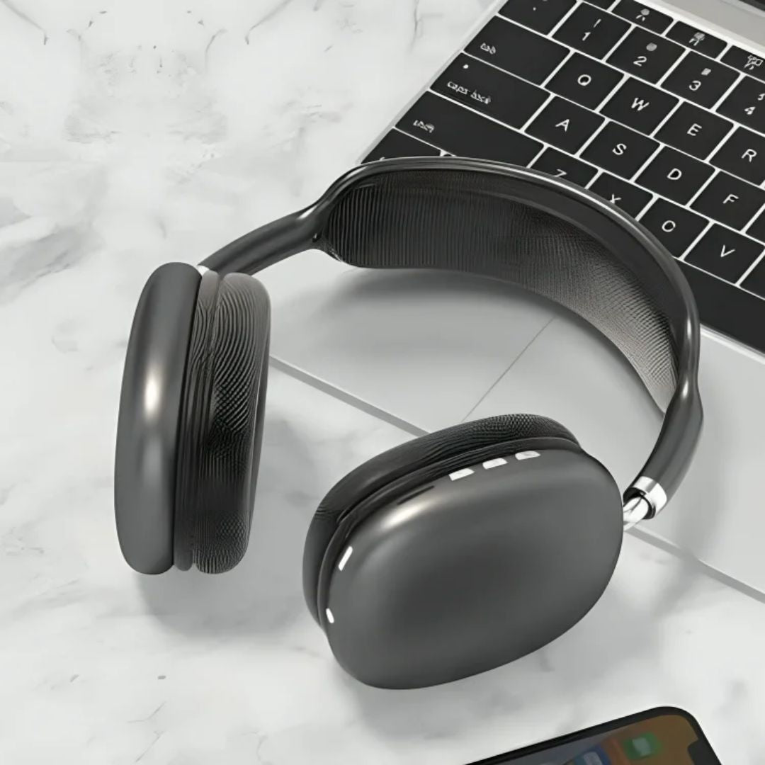 P9 Wireless Headphone Bluetooth 5.0 Stereo Sound with Mic Foldable Over-Ear Headset for Music Gaming and Calls