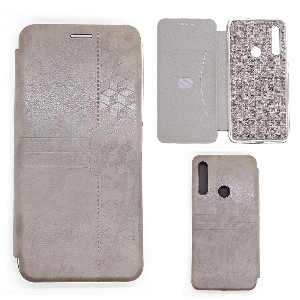 Huawei Y9 Prime Leather Pouch Case Premium Leather texture full cover