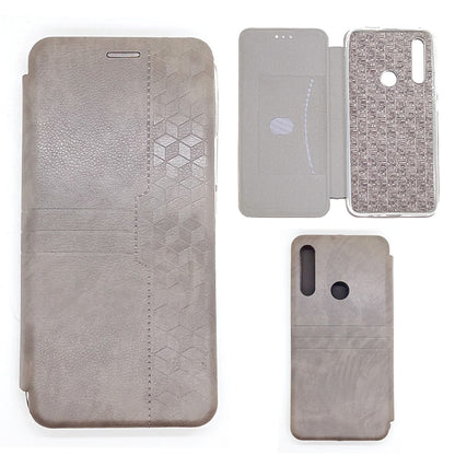 Huawei Y9 Prime Leather Pouch Case Premium Leather texture full cover