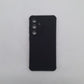 Samsung S25 Carbon Fiber texture Hard Rubber armour back cover shock-porof case