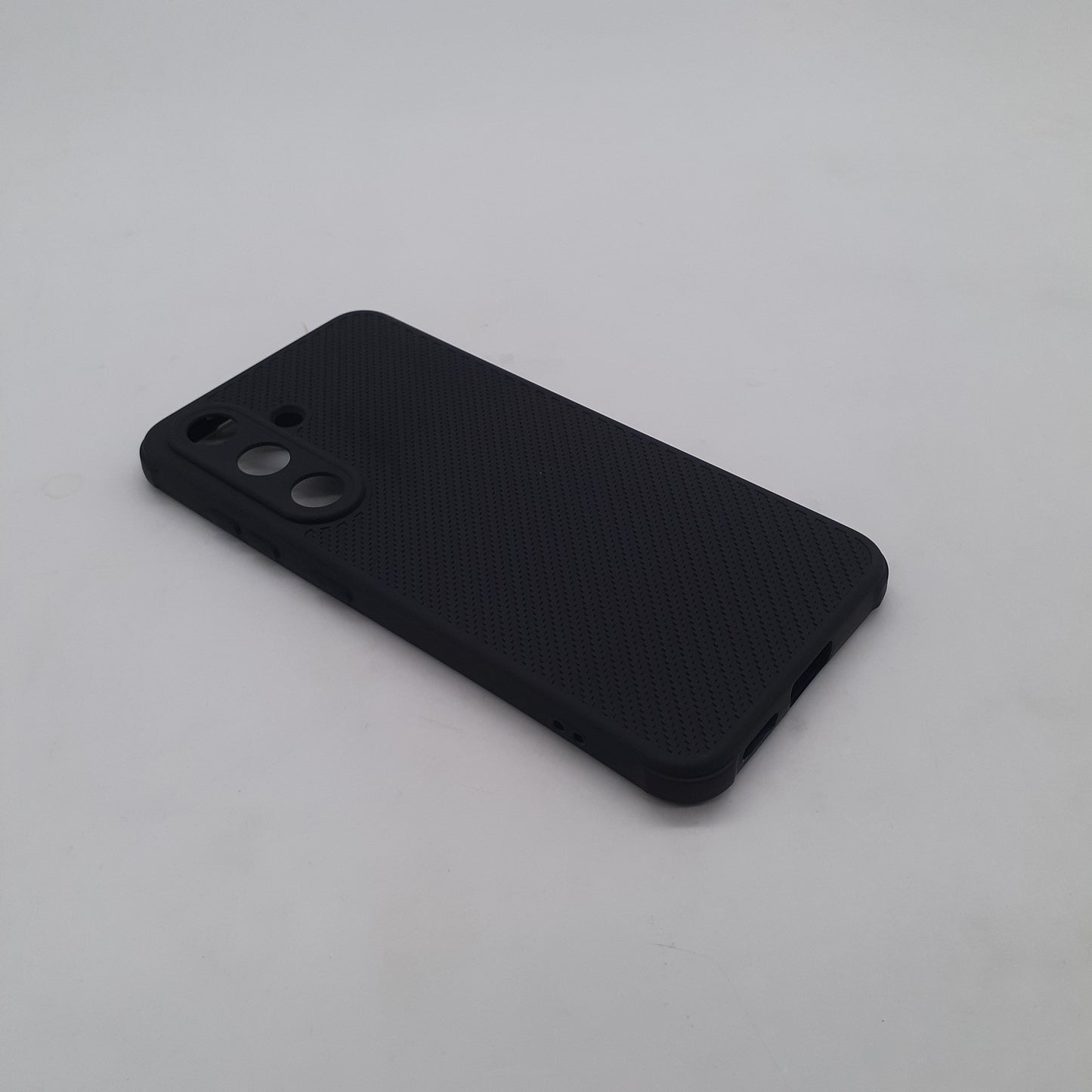 Samsung S25 Carbon Fiber texture Hard Rubber armour back cover shock-porof case