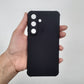 Samsung S25 Carbon Fiber texture Hard Rubber armour back cover shock-porof case