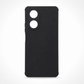 OPPO A58 Carbon Fiber texture Hard Rubber armour back cover shock-porof case