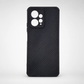 Redmi Note 12 Carbon Fiber texture Hard Rubber armour back cover shock-porof case